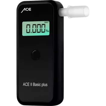 ACE OF SWEDEN ACE alkotesteris II alkoholio matuoklis su elektrocheminiu jutikliu, 4‰ BAC, LCD ekranas