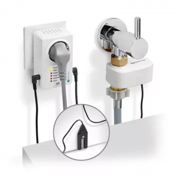 H-Tronic 1114725 tinklo maitinamas vandens detektorius su išoriniu jutikliu