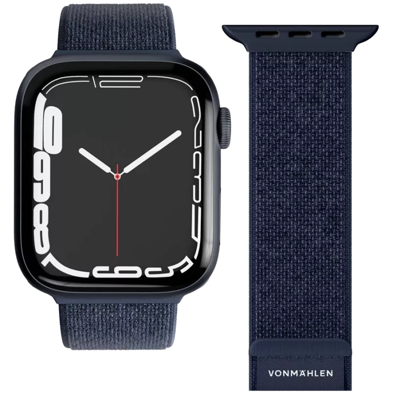 VONMÄHLEN Fitness Loop 2 išmaniojo laikrodžio apyrankė Apple Watch 40/41/42mm, tamsiai mėlyna, vienas dydis
