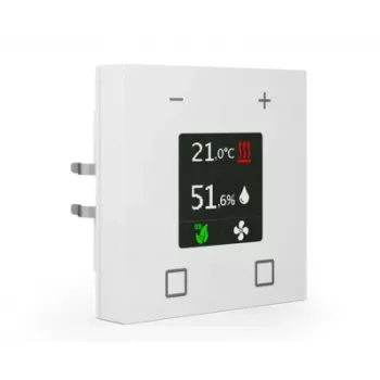 MDT SCN-RTR63S.01 KNX patalpos temperatūros reguliatorius Smart 63, Studio White Glossy