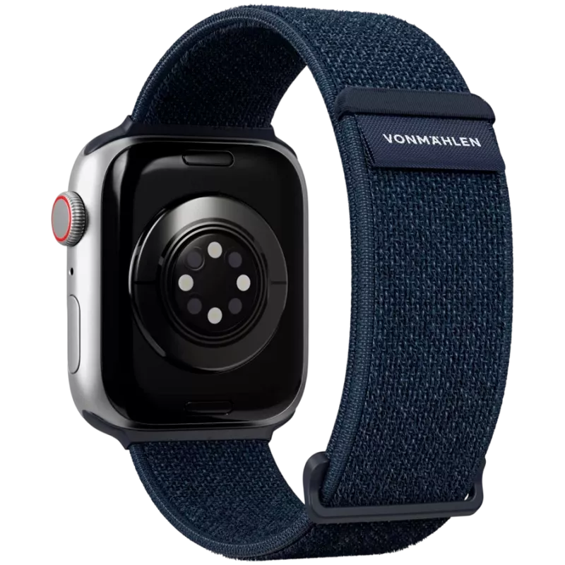 VONMÄHLEN Fitness Loop 2 išmaniojo laikrodžio apyrankė, skirta 44mm, 45mm, 46mm, 49mm korpusams, vieno dydžio, tamsiai mėlyna