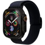 VONMÄHLEN austas loop dirželis 44/45/46/49mm Apple Watch, tamsiai mėlynas juodas
