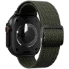 VONMÄHLEN austas kilpinis apyrankė Apple Watch 44/45/46/49mm, alyvuogių juoda