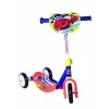 MUUWMI AU 506 KiddyScooter Racing 3 ratų paspirtukas vaikams nuo 3 metų, mėlynos/raudonos spalvos, LED apšvietimo priekiniai ratai, reguliuojamas vairas 58-68 cm, maks. 20 kg