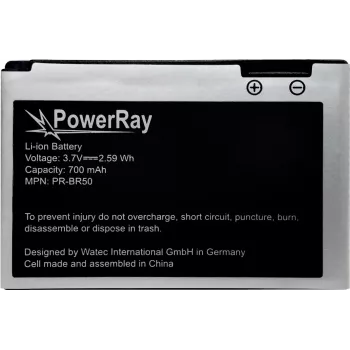 PowerRay PR-616-0728 pakaitinė baterija iPhone 5S, 1560 mAh, Li-Po, didmeninė