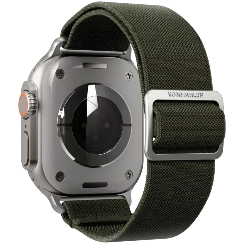 VONMÄHLEN Classic Nylon Loop 44, 45, 46, 49mm vieno dydžio, alyvuogių