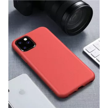 CYOO BioCase, skirta iPhone 11 Pro, raudonas biologiškai skaidomas kietas dėklas CY121577