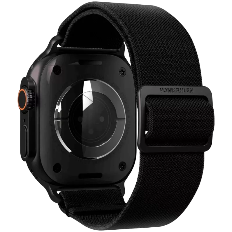 VONMÄHLEN Classic Nylon Loop 40, 41, 42mm vieno dydžio visiems, juodas