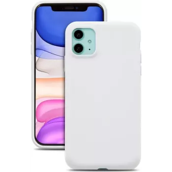 CYOO Premium skysto silikono dėklas Apple iPhone 12 mini - baltas CY121873