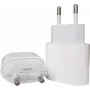 PowerRay PR-2347 20W USB-C PD sieninis įkroviklis, EU kištukas, baltas (didmeninė pakuotė)