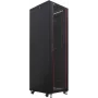 IT-BUDGET 19 inch serverio spintelė SRK - 42U - 600x1000 mm - stiklo/plieno durelės - surinkta - juoda 99ITB19SRK42610GSNM