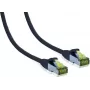 IT-BUDGET Viso vario Premium tinklo kabelis Cat.6A su Cat.7 neapdorotu kabeliu 600 MHz be halogenų PoE+ 10GBit juodas 5 m 90ITB6A7PK5S