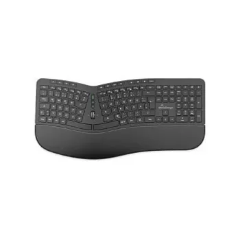 MediaRange Ergonominė Belaidė Multimedijos Klaviatūra QWERTZ Juoda MROS279