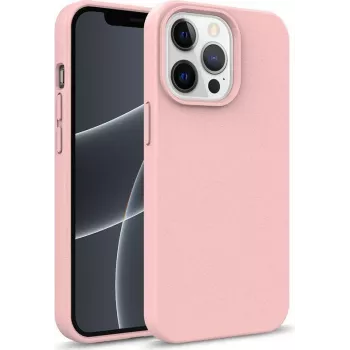 CYOO BioCase, skirta iPhone 13 mini - biologiškai suyrantis smūgiams atsparus dėklas - rožinis CY122534