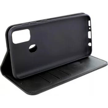 CYOO Premium BookCase, skirtas Apple iPhone 13 Pro, juoda dirbtinė oda CY122556