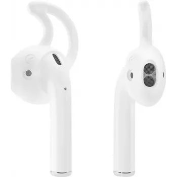 CYOO sportiniai silikoniniai ausų antgalių užvalkalai Apple AirPods - balti (CY121414)