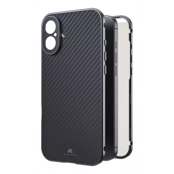 Black Rock Cover 360° stiklas, skirtas Apple iPhone 16 Plus, tikras anglies pluoštas (00228105)
