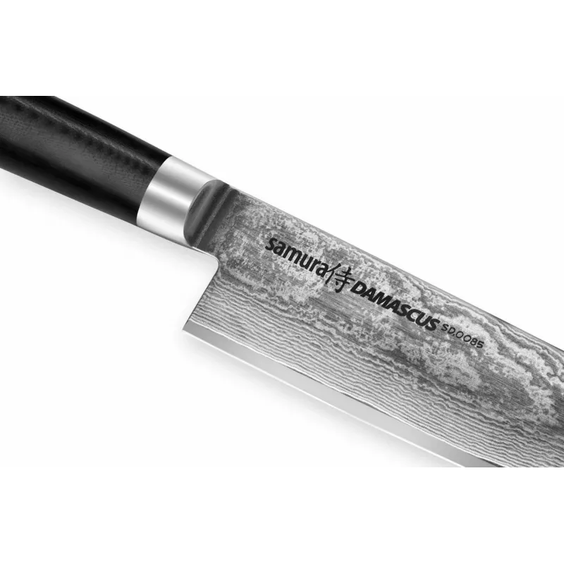 SAMURA Damascus virėjo peilis 200 mm, VG-10 šerdis, 67 sluoksnių plienas, G-10 rankena