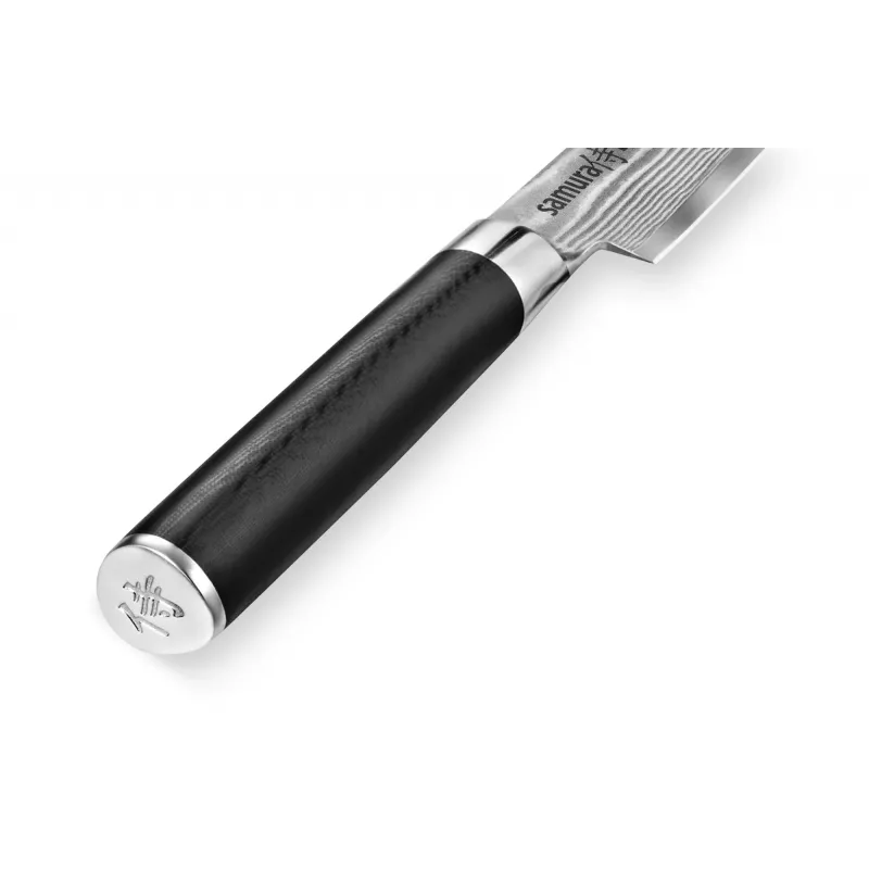 SAMURA Harakiri universalus peilis 150 mm AUS-8 nerūdijantis plienas juoda rankena