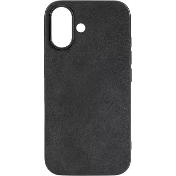 CYOO Alcantara dėklas Apple iPhone 16 Plus, juodas CY123616