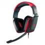 Thermaltake Tt eSPORTS SHOCK žaidimų ausinės - Royal Red, laidinės 3.5mm, per ausis, ištraukiamas mikrofonas, sulankstomos