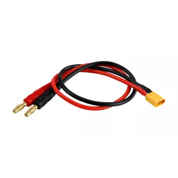 Amewi įkrovimo kabelis 4 mm banana kištukas į XT30 kištuką, 30 cm 28230