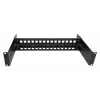 EXSYS DIN-Rail montavimo rėmo rinkinys, 2U, 19 colių, 35mm DIN-Rail, juodas EX-6090