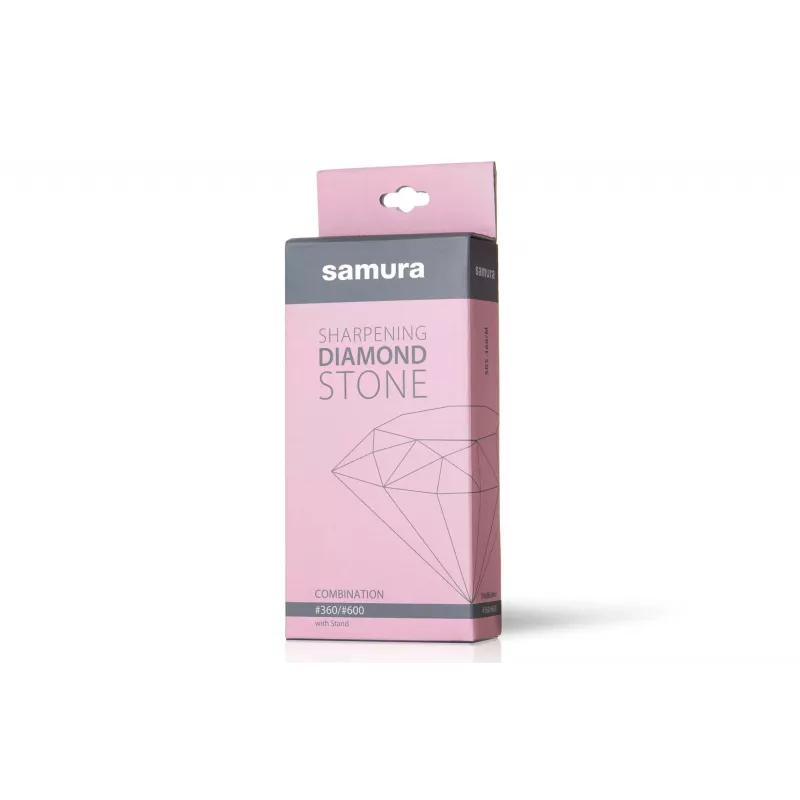 SAMURA SDS-360 rankinis traukiamasis peilių galąstuvas, 2 pakopų keraminis, juodas