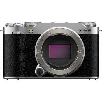Fujifilm X-M5 be veidrodinio fotoaparato korpusas, sidabrinis