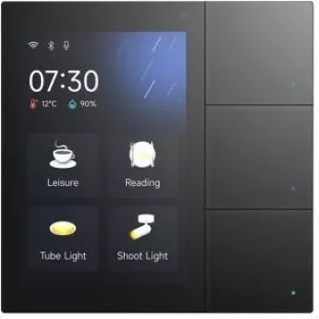 GVS Touchpanel S3 10,1 inch KNX jutiklinis skydelis su vaizdo ryšiu ir programėlių serveriu, juodas 503051163