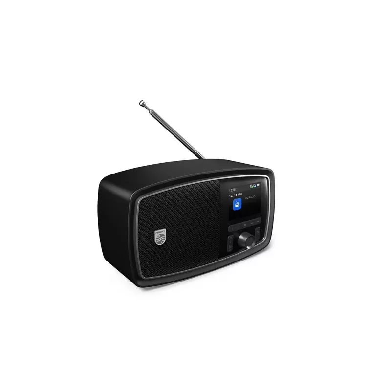 Philips Century nešiojamas radijas, juodas