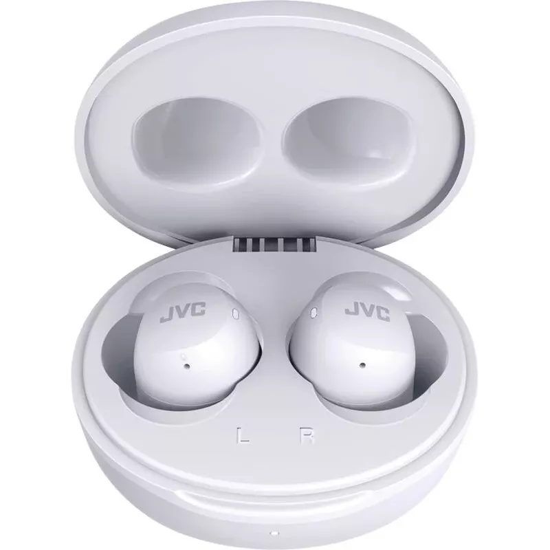 JVC Gumy Air tikros belaidės ausinės, baltos