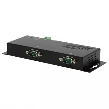 EXSYS EX-6162 Ethernet prie 2x RS-232 serijinis serveris su 12V/3A maitinimo šaltiniu