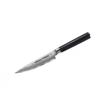 SAMURA Damasko universalus peilis 125 mm, 67 sluoksnių VG-10 šerdis, G-10 rankena