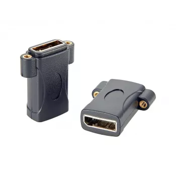 EXSYS EX-49304 skydelyje montuojamas DisplayPort moteriškas-moteriškas adapteris, įsukamas, 8K 60Hz