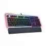Thermaltake Argent K5 mechaninė žaidimų klaviatūra - Cherry MX Speed Silver, RGB, vokiška layout