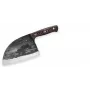 SAMURA Mad Bull serbų šefo peilis 18 cm raudona G-10 rankena AUS-8 plienas