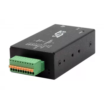 EXSYS EX-6131-2POE PoE į RS-232 ir RS-422/485 serijinis įrenginių serveris su DIN bėgio ir sieninio tvirtinimo rinkiniu