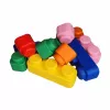 Gerardo's Toys GT3104 minkštų konstrukcinių kaladėlių rinkinys, 21 dalis, EVA putplastis, įvairiaspalvis, nuo 6 mėnesių