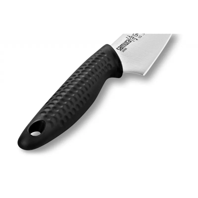 SAMURA Golf lukštavimo peilis 98mm AUS-8 nerūdijantis plienas juoda ABS rankena