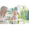 Kidsme Stage Teether Chain, 3M+, maistui skirta silikoninė grandinėlė, be BPA, 3 grandžių rinkinys, įvairių spalvų