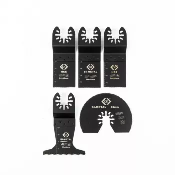 C.K Tools T0870 pjūklo geležčių rinkinys, 5 dalių (jaun. metalo pjūklo ir siaurapjūklio geležtės)