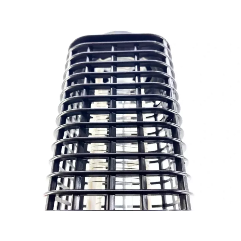 LUMIO komarų naikinimo lempa, 1,2 W, 230 V, 30 m² aprėptis, UV šviesa, elektrinė grotelė, juoda