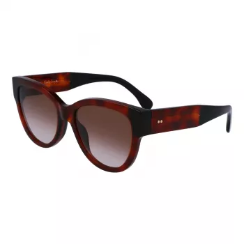 Paul Smith moteriški akiniai nuo saulės Etta Cat Eye PSN06755ETTA juodi/pilki 55/18/140 mm