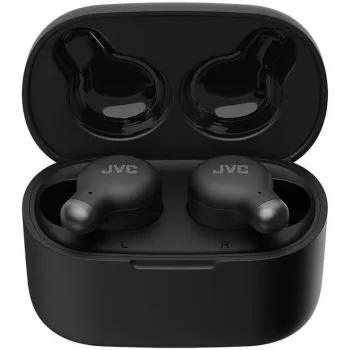 JVC belaidės antausės ausinės su aktyviuoju triukšmo slopinimu, juodos