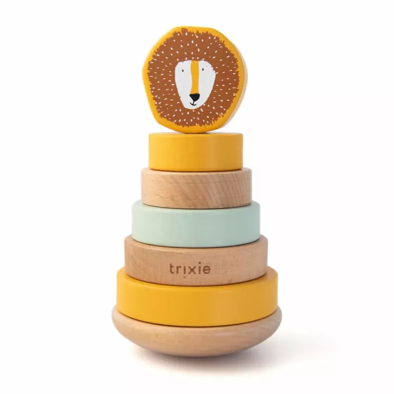 Trixie Liūto medinė piramidės dėlionė, 12m+