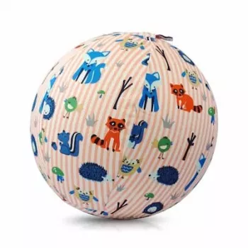 BUBA BLOON Bubabloon lateksinis balionas su audinio dangteliu, Animal Stripes Pink