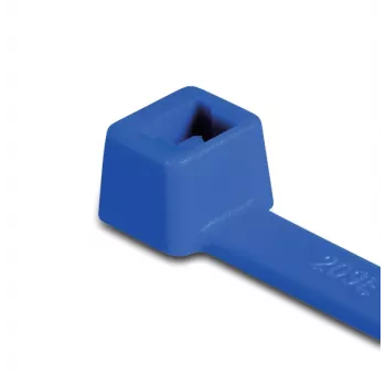 HellermannTyton T30R-PA66-BU mėlyna kabelių rišamoji juosta, 150mm x 3,5mm, 100 vnt. paketas 111-03008
