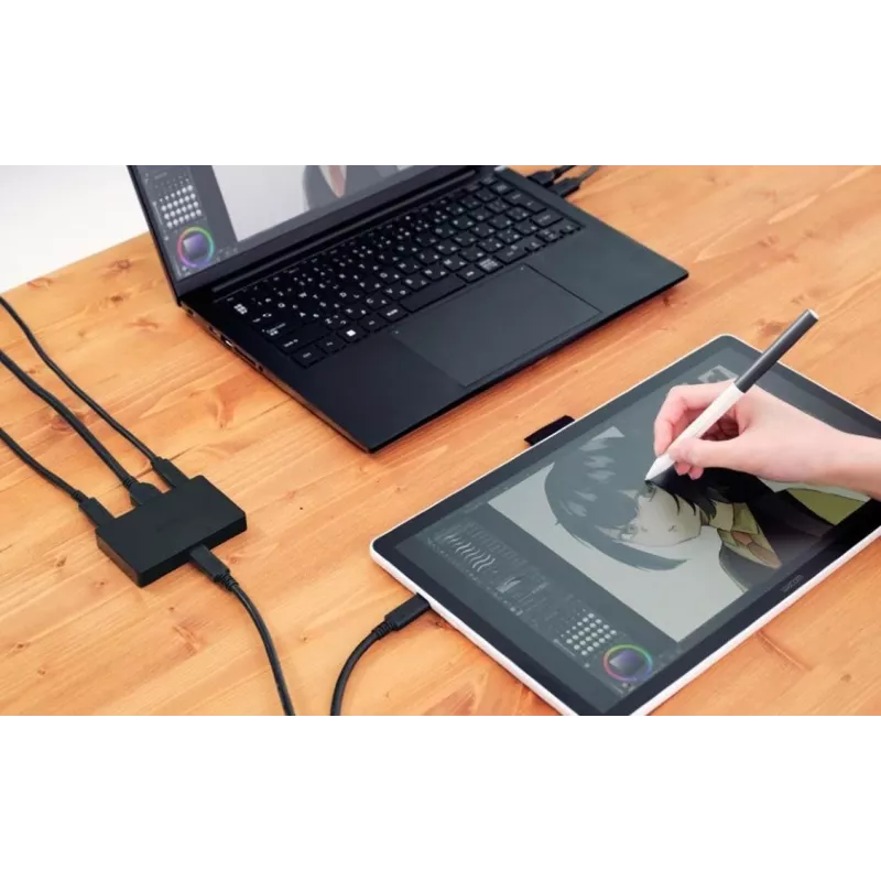 Wacom konverterio rinkinys, skirtas Movink OLED 13 ir Wacom One 14 - USB-C į HDMI