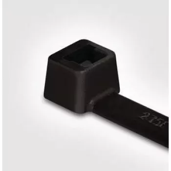 HellermannTyton T30L PA66 BK 100 juodi kabelių raiščiai, 200mm x 3,6mm, 100 vnt. paketas